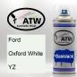 Preview: Ford, Oxford White, YZ: 400ml Sprühdose, von ATW Autoteile West.